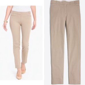 J. Crew Slim Stretch Tan Lexie Pant size 12S